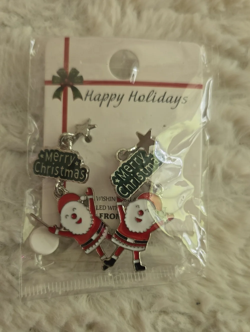 Betsey Johnson Earrings Christmas Bundle Earrings Necklace Bracelet Gift Box